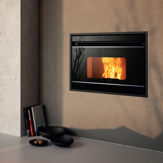 VIVACE Pelletkachel Irori Glass - Inbouw