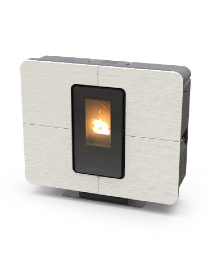 Thermorossi Pelletkachel Slimquadro 11 Style Thermocomfort Grès