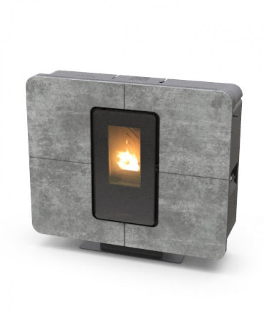 Thermorossi Pelletkachel Slimquadro 11 Style Thermocomfort Grès